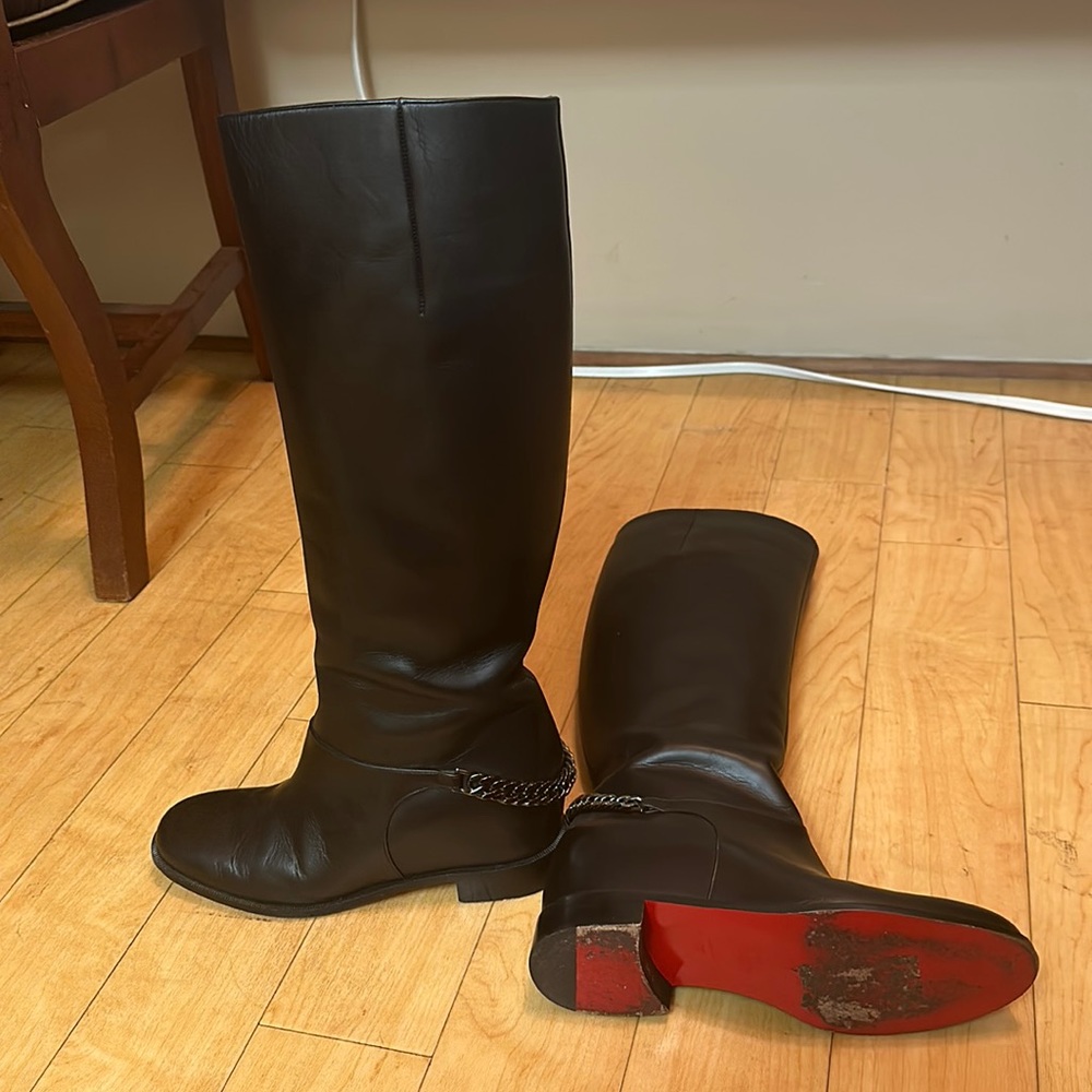 SOLD ❌ CHRISTIAN LOUBOUTIN Cate Riding Boots